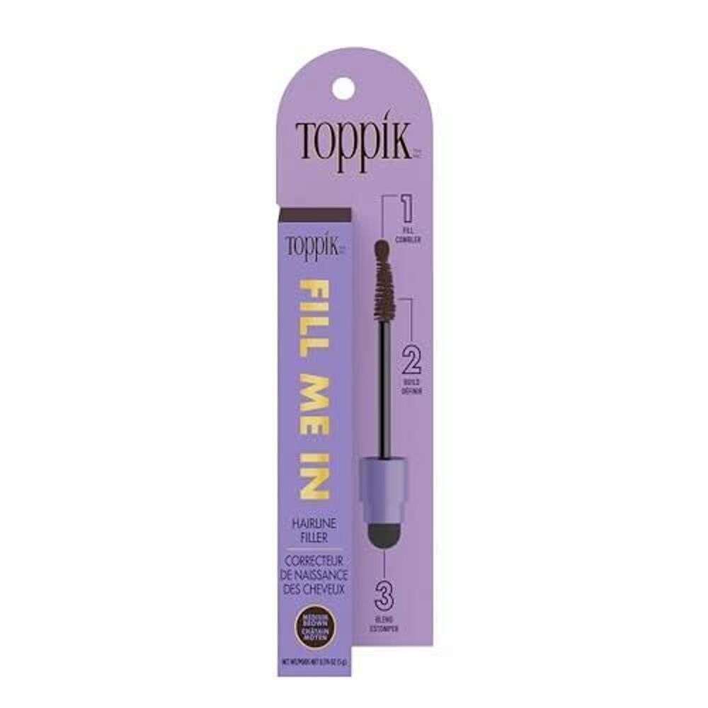 Med Brown-Toppik for Women Fill Me in Color Touch-up System-0.176oz